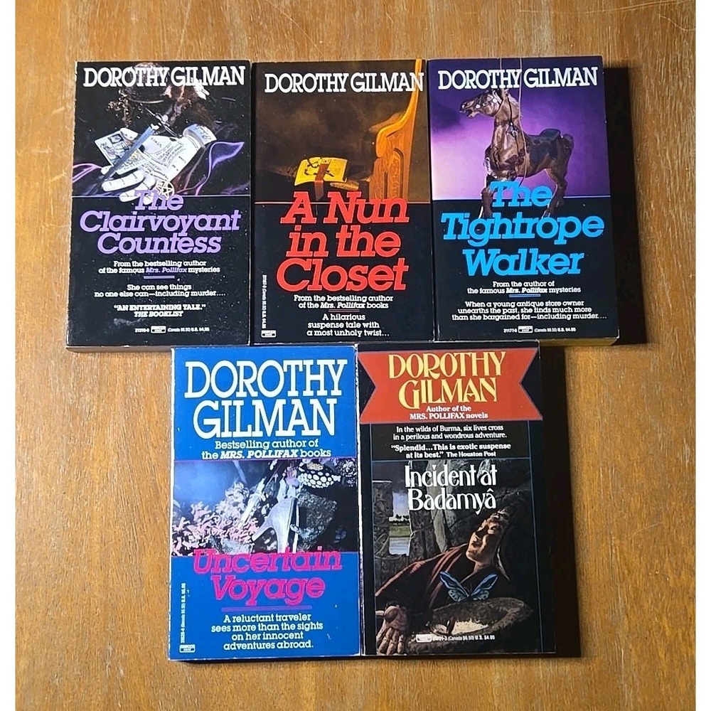 Dorothy Gilman (5) Paperback Mystery Novels